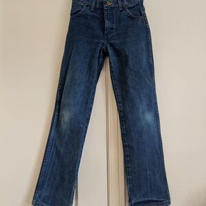 Wrangler Blue Straight Jeans Classic Denim